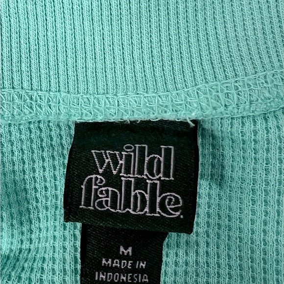𝅺WILD Fable Tunic Long Sleeve Thermal Mix T Shirt - Picture 6 of 7